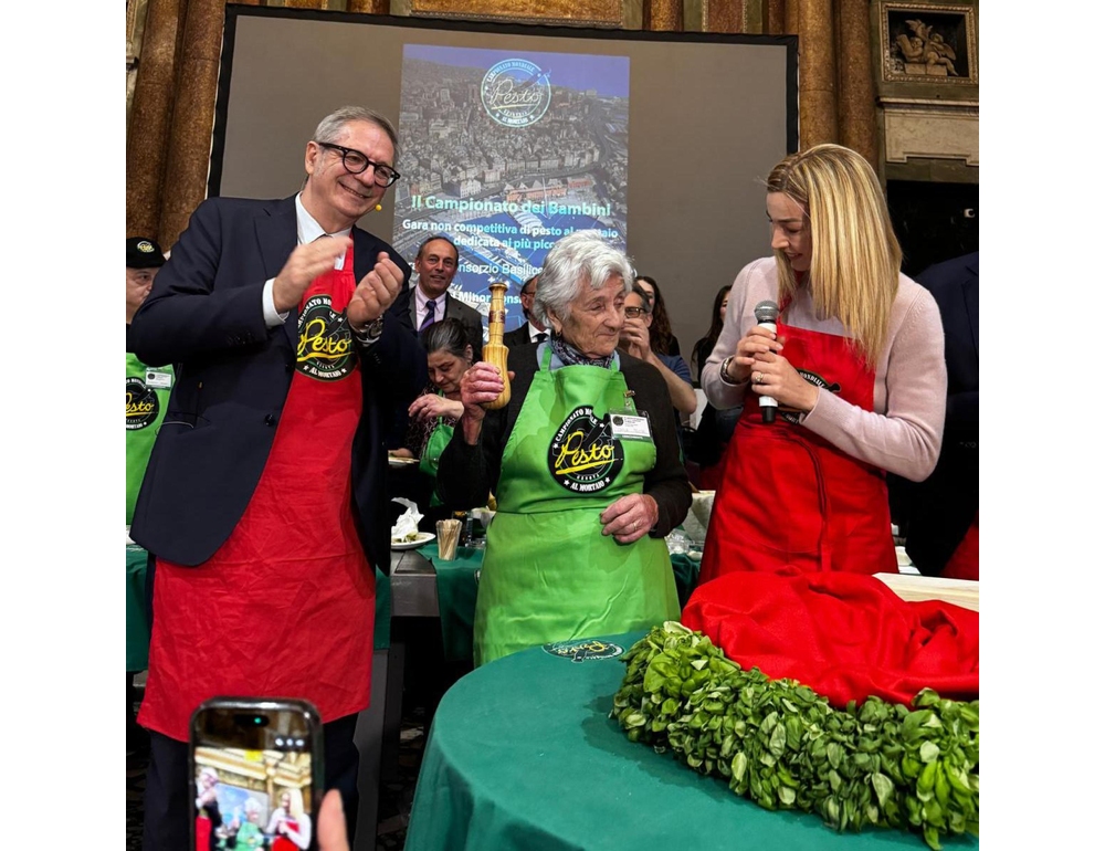 Nonna di 85 anni vince il campionato mondiale di pesto genovese