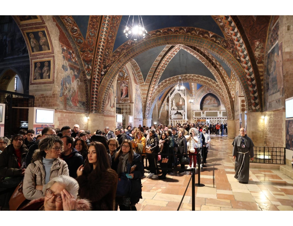 Oltre 370 mila pellegrini ad Assisi per le spoglie di San Francesco