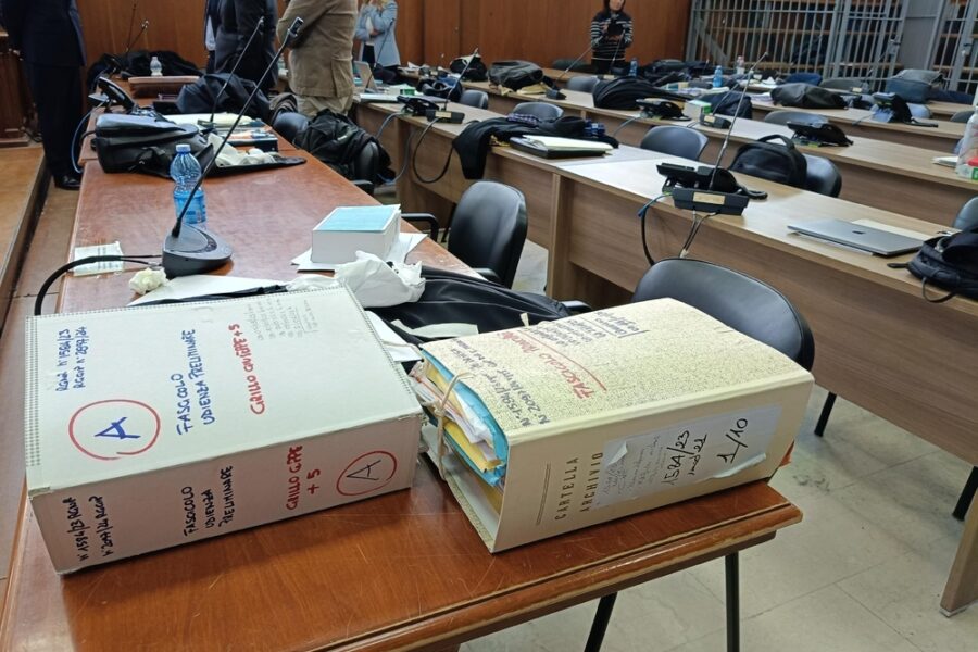 Ufficiale carabinieri ha risposto ai quesiti dei difensori degli imputati