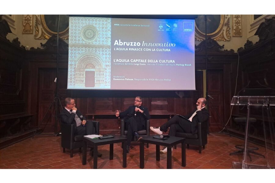 Annuncio Biondi a 'Abruzzo Innovativo - L'Aquila rinasce con la cultura'