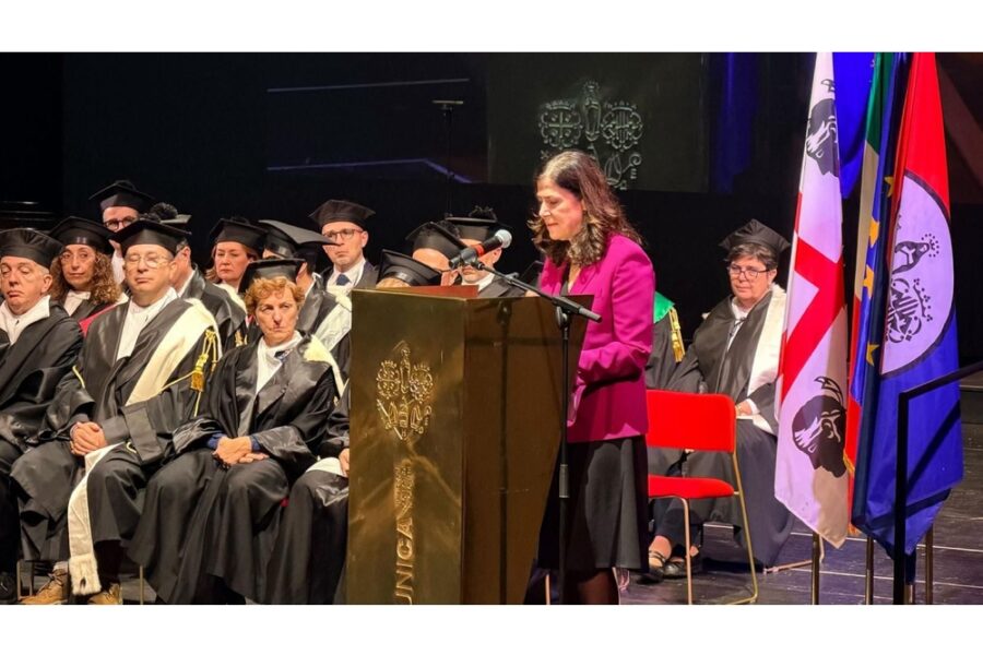 Presidente Regione a inaugurazione anno accademico Università di Cagliari