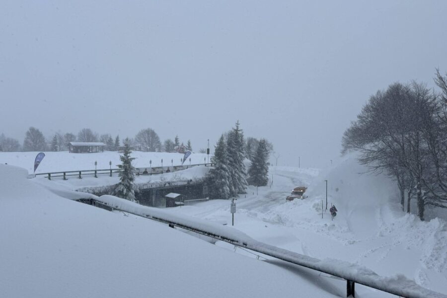 Strada per Bielmonte non percorribile a causa del pericolo valanghe