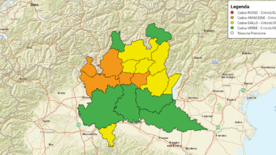 Atteso forte vento in Lombardia e nel Comasco, elevato rischio incendi