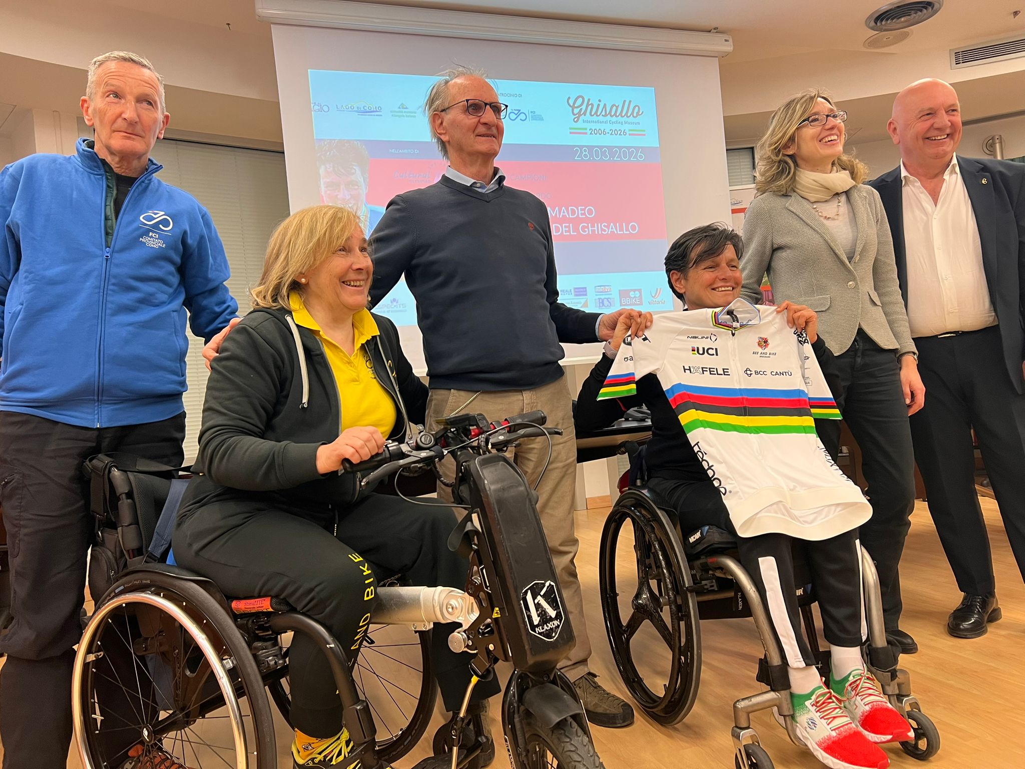 Museo del Ghisallo, l’incontro con la campionessa del mondo di paraciclismo Roberta Amadeo