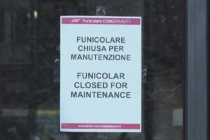 Slitta al 3 aprile la riapertura della funicolare Como-Brunate