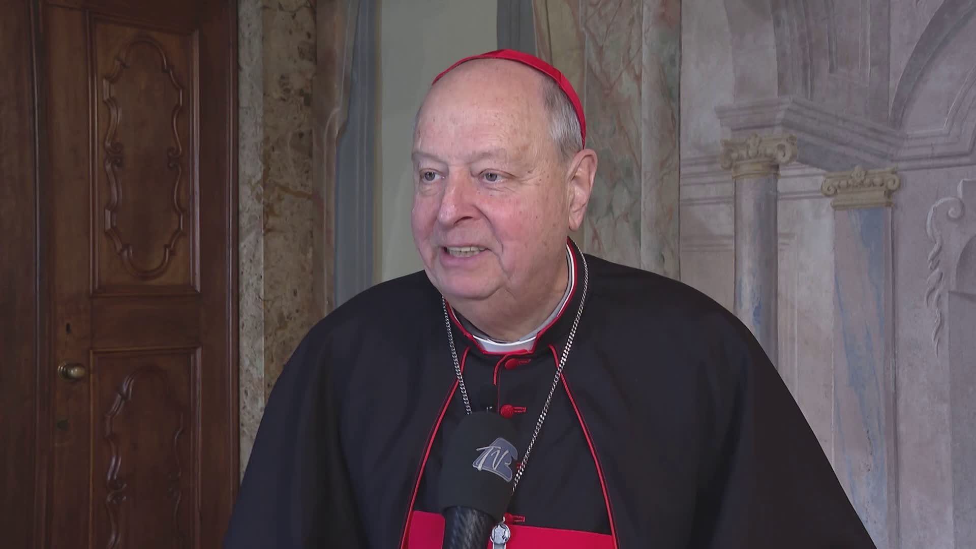 L’intervista al cardinale Cantoni. L’annuncio e il messaggio ai fedeli per Pasqua: “Siate artigiani della pace”