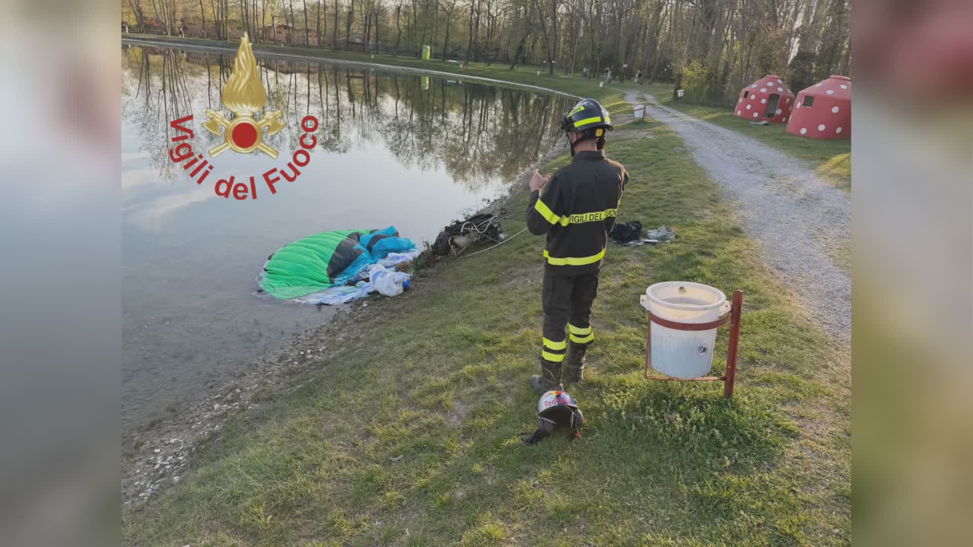 Incidente in parapendio, due uomini soccorsi a Eupilio