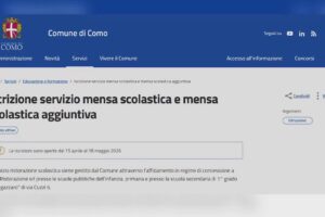 Mense scolastiche e servizi integrativi, a Como iscrizioni aperte fino al 18 maggio