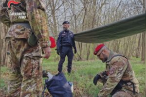 Spaccio nei boschi di Cadorago: cocaina, eroina e soldi, arrestato 52enne marocchino