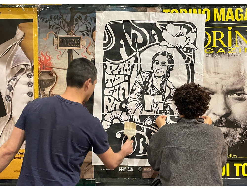 25 aprile, Extinction Rebellion affigge a Torino manifesti di partigiane