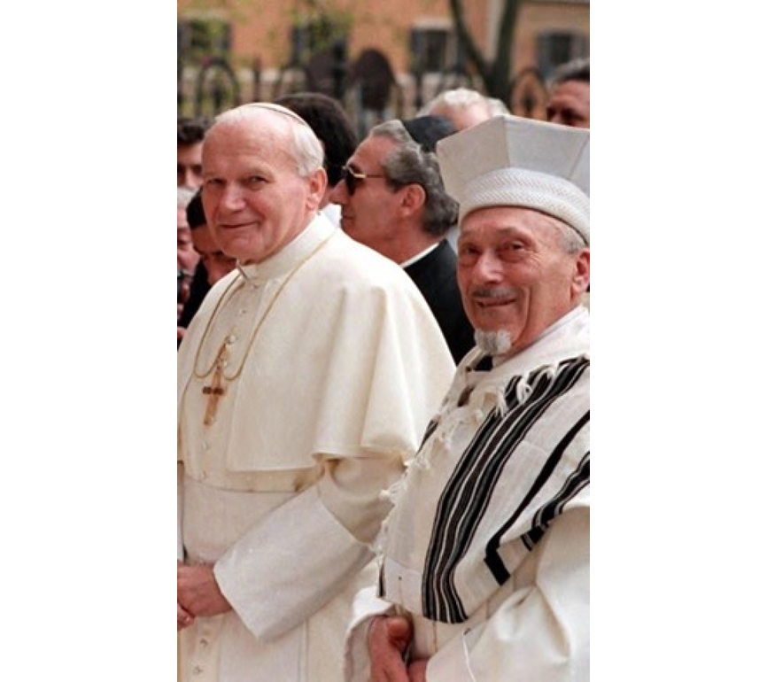 40 anni fa la visita di Giovanni Paolo II alla sinagoga di Roma