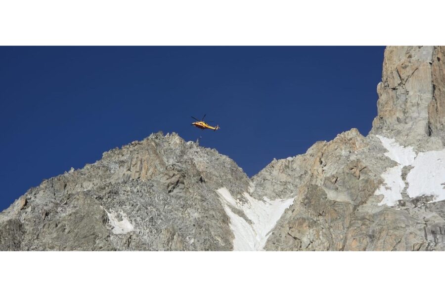 Difficili i soccorsi in una zona impervia della Valbondione