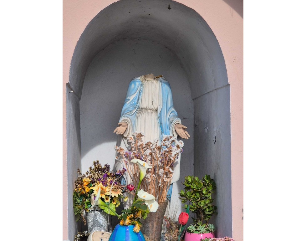 Ancora una statua decapitata a Frosinone, prima Padre Pio poi Madonna