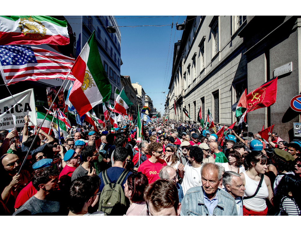 Anpi Milano, circa 100mila persone al corteo del 25 aprile