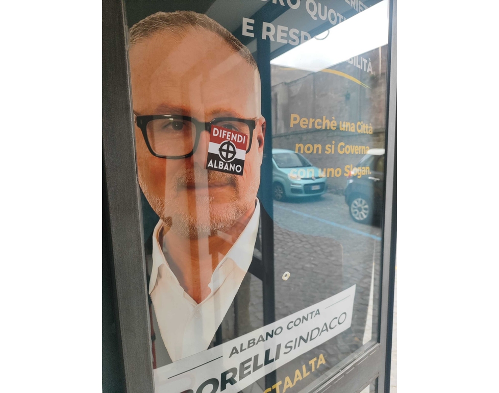 Borelli, ‘croci celtiche sui miei manifesti? Gesto antidemocratico’