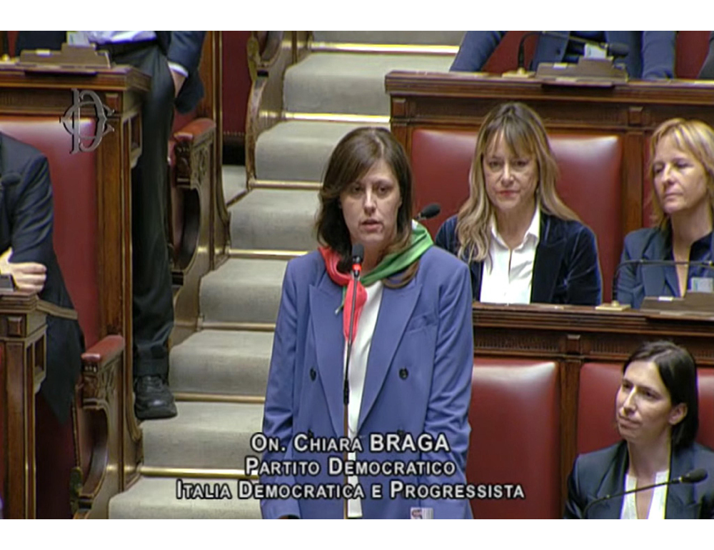 Braga in Aula con il fazzoletto dell’Anpi, 25 aprile divisivo per chi ha nostalgie