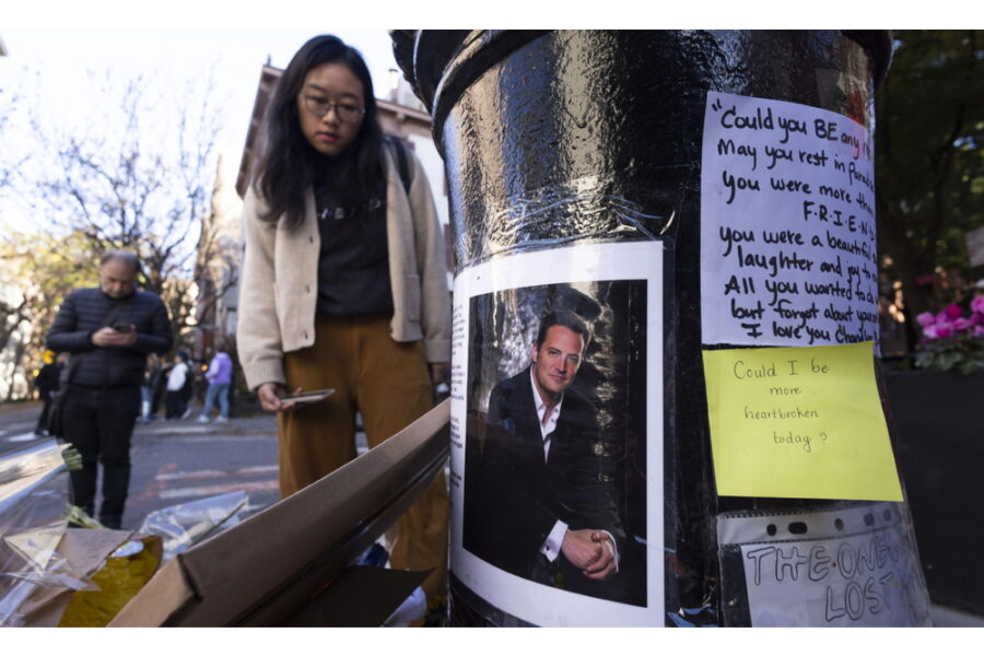 La popolare star di 'Friends' fi stroncata da un'overdose nel 2023