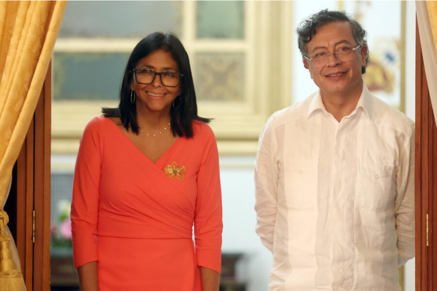 Annuncio dei presidenti Rodríguez e Petro