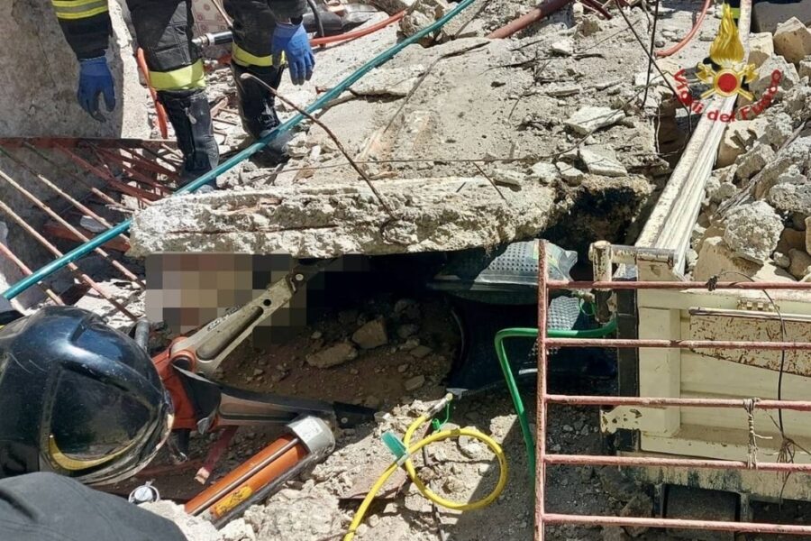 Nel Casertano gli uomini coinvolti forse stavano effettuando i lavori