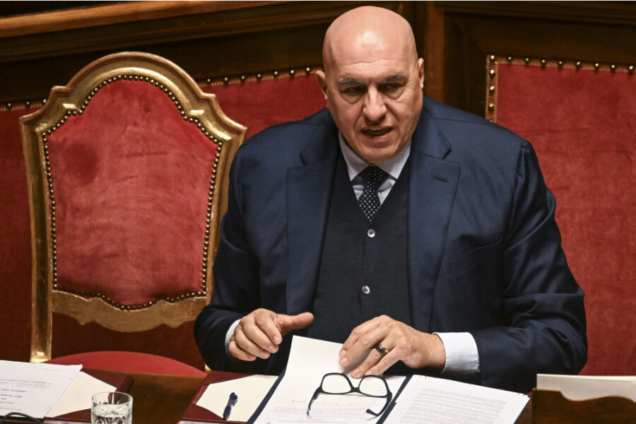 Il ministro su X: 'Buon viaggio. Ho affetto per lui'