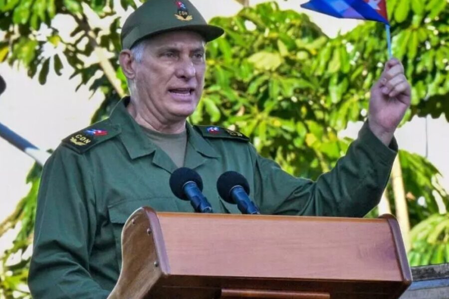 Intervento del presidente Díaz-Canel nell'anniversario della Baia dei Porci