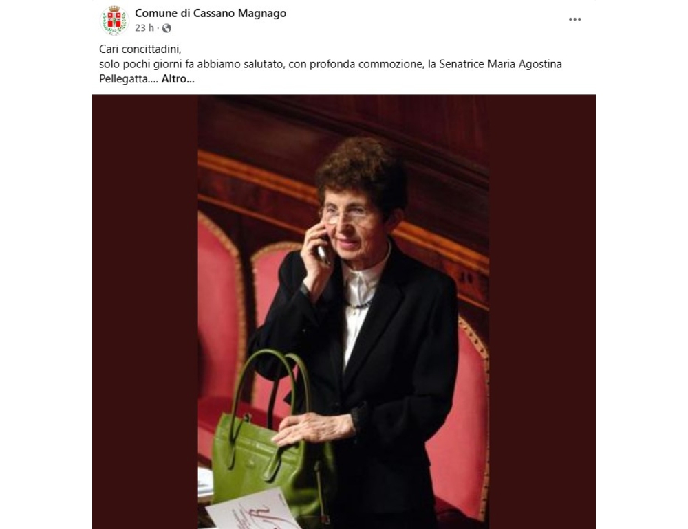 Ex parlamentare lascia i suoi averi al Comune, nella sua villa una scuola d’arte