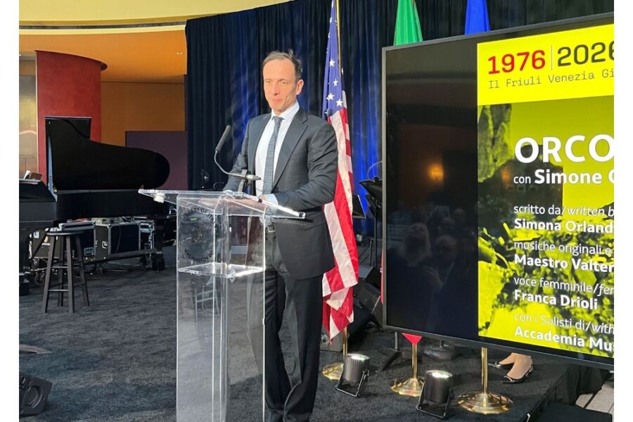 Nel 50/ario lo spettacolo di Cristicchi all'ambasciata italiana