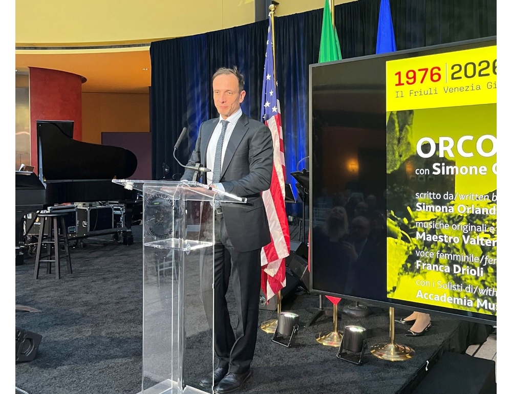 Fedriga porta a Washington memoria del terremoto in Friuli del ’76