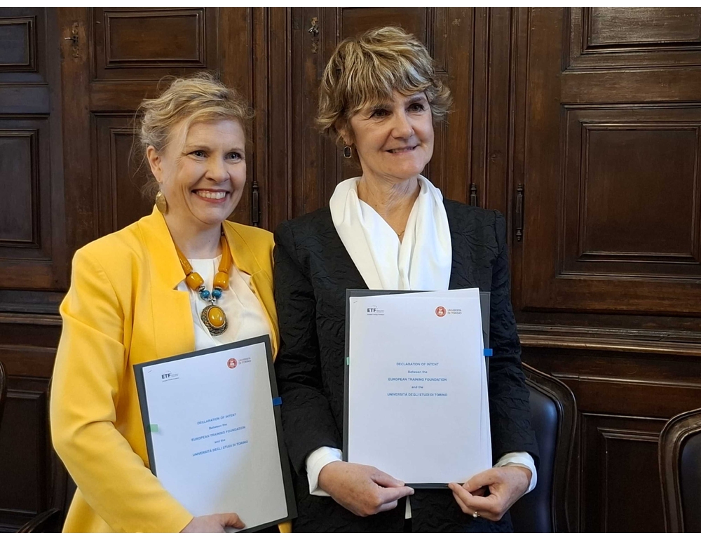 Formazione e competenze, accordo fra Università di Torino e Etf