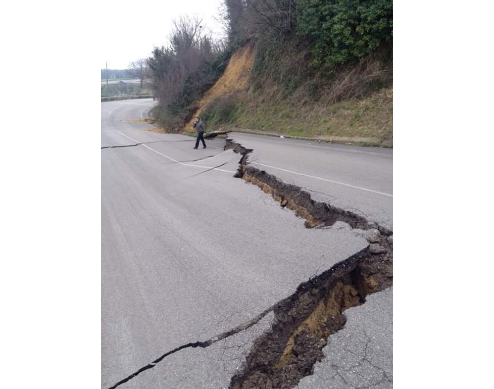 Frana di Petacciato tra le più grandi d’Europa, attiva da oltre un secolo