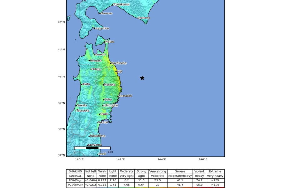 Lungo due fosse oceaniche