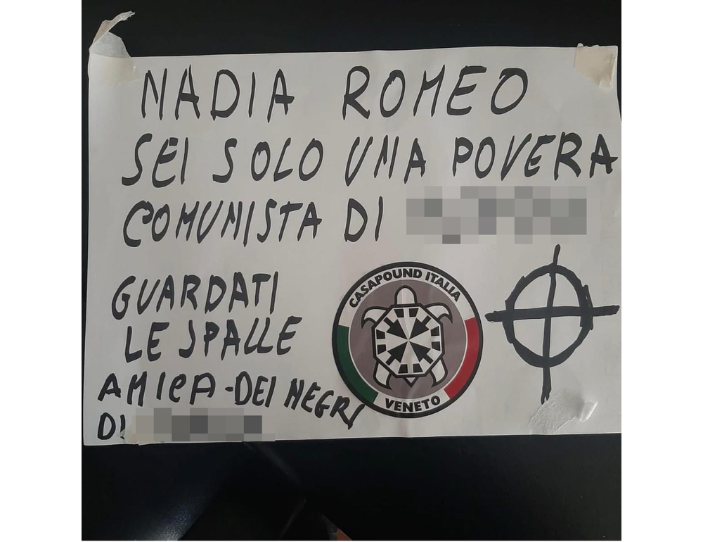 Identificato l’uomo che ha minacciato la deputata Romeo a Rovigo