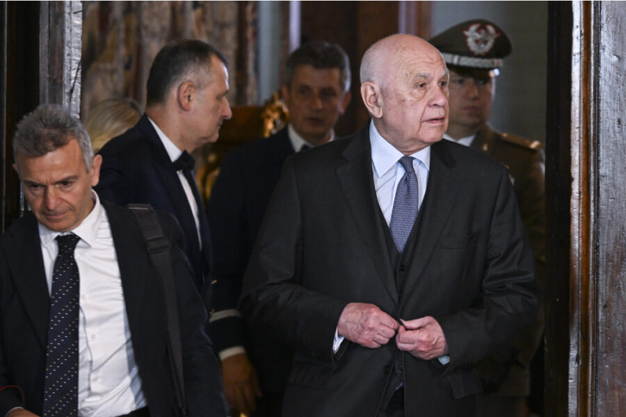 Il Guardasigilli intorno alle 13 è entrato nella sede del governo