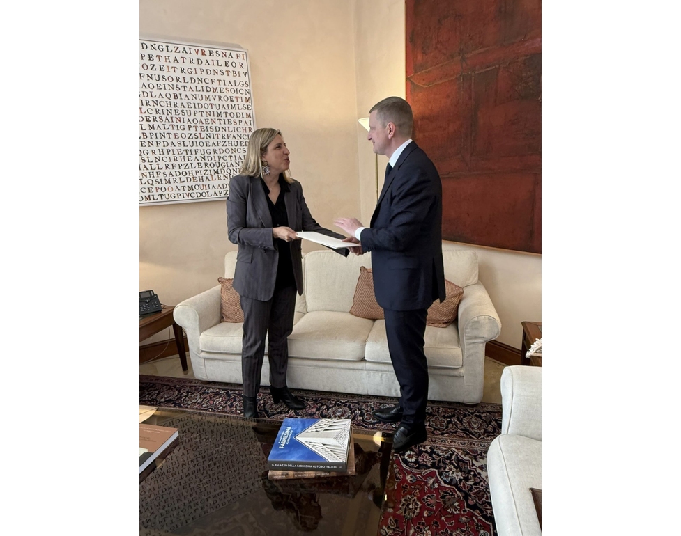 Il nuovo ambasciatore ucraino a Roma presenta le credenziali alla Farnesina