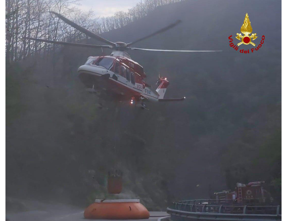 Incendio sull’Appennino Bolognese, fiamme su 40 ettari