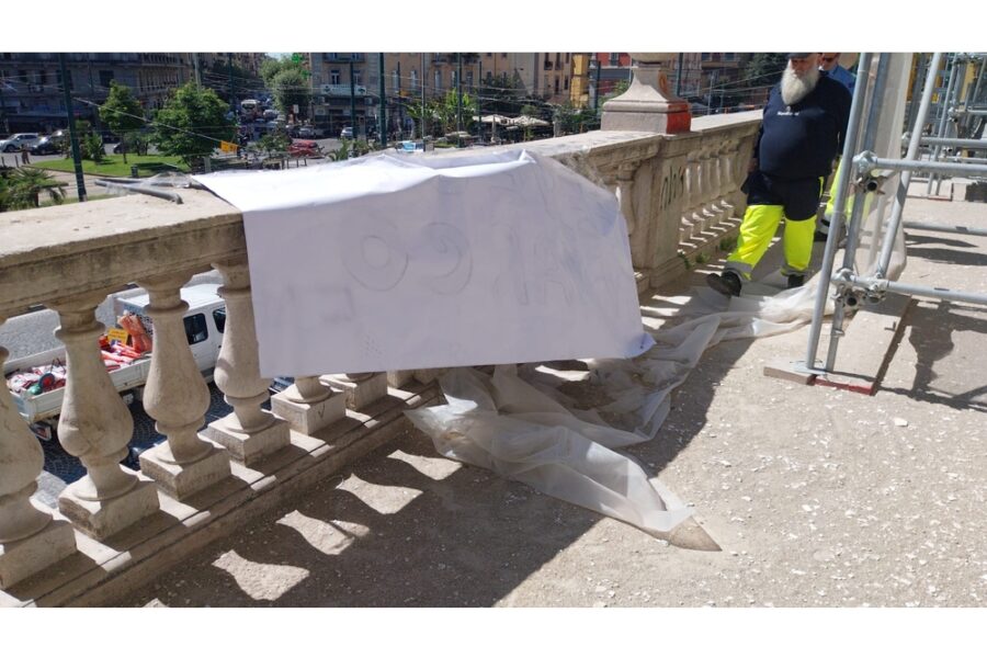 Operazione disposta dal sindaco Manfredi nella giornata del 25 aprile