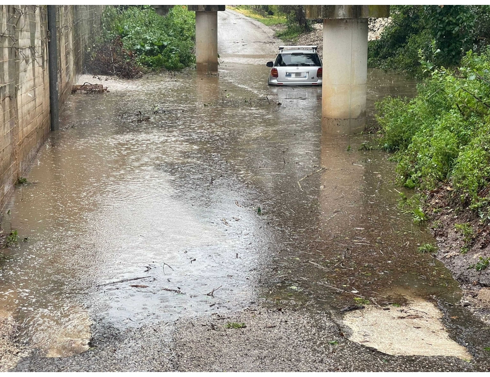 Maltempo nel Foggiano, esonda il Fortore