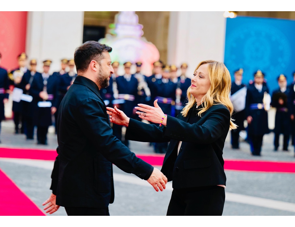 Meloni mercoledì 15 aprile riceve Zelensky a Roma