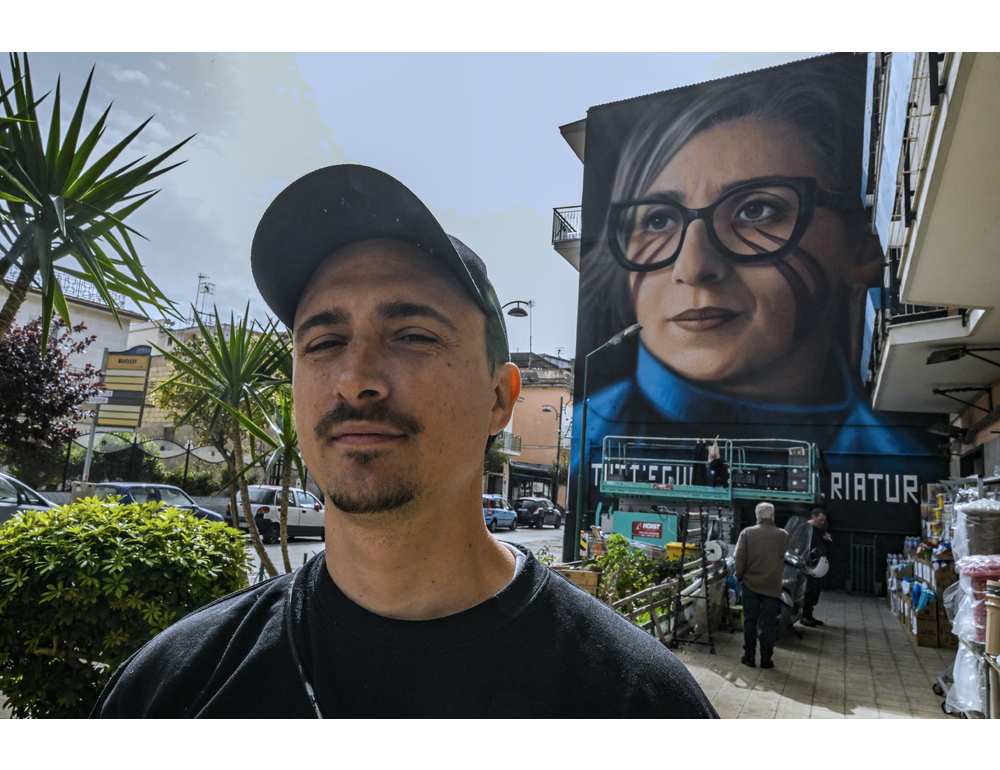 Murale Jorit a Napoli per Francesca Albanese, è polemica sui social