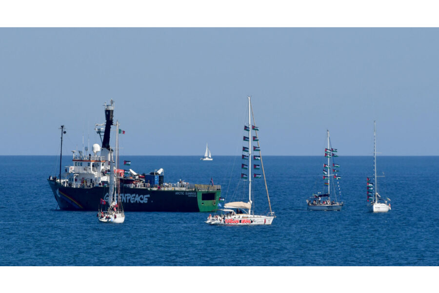 In partenza per la Palestina dal porto di Augusta