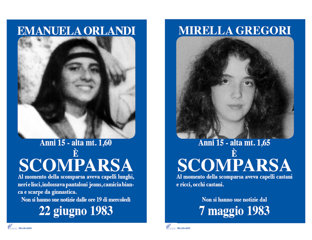 Orlandi-Gregori, ‘mai esistita la tratta delle bianche’