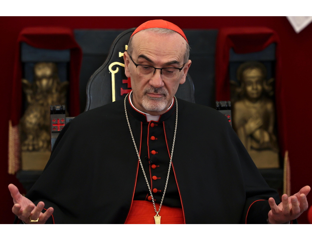 Pizzaballa, profonda indignazione per la profanazione della statua di Gesù