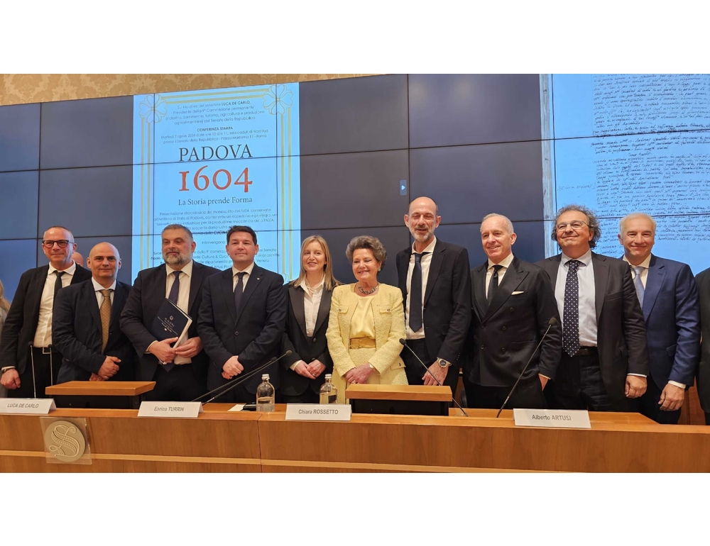 Presentato in Senato il brevetto del 1604 per la pasta padovana
