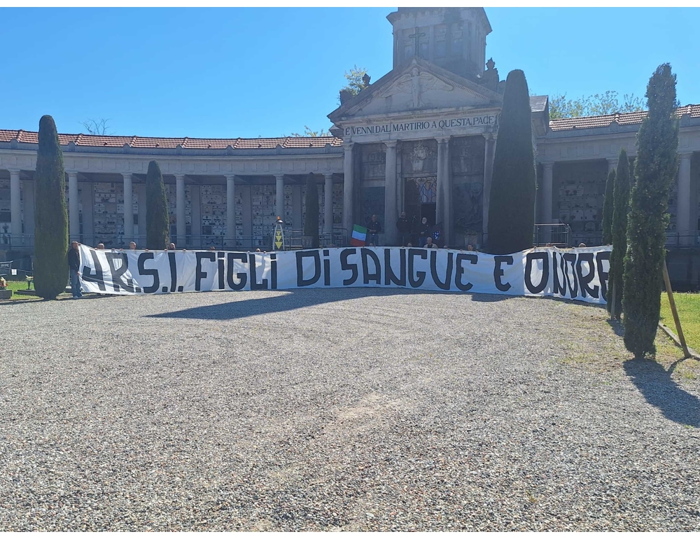 Saluti romani e ‘presente’, Do.Ra. commemora caduti Rsi a Varese