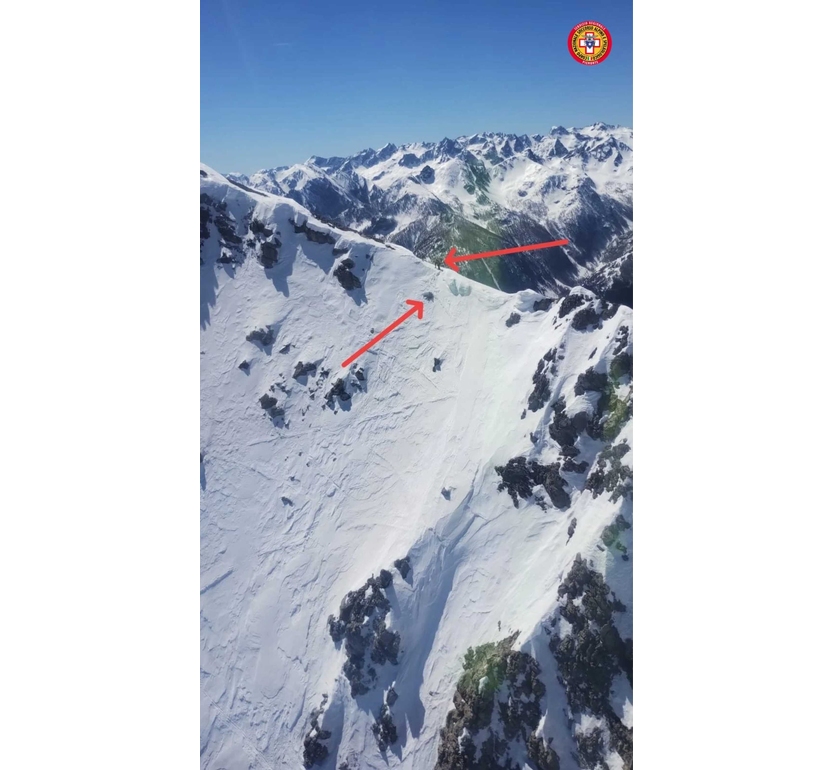 Scialpinista salvato nel Cuneese a 2.850 metri sul monte Oserot