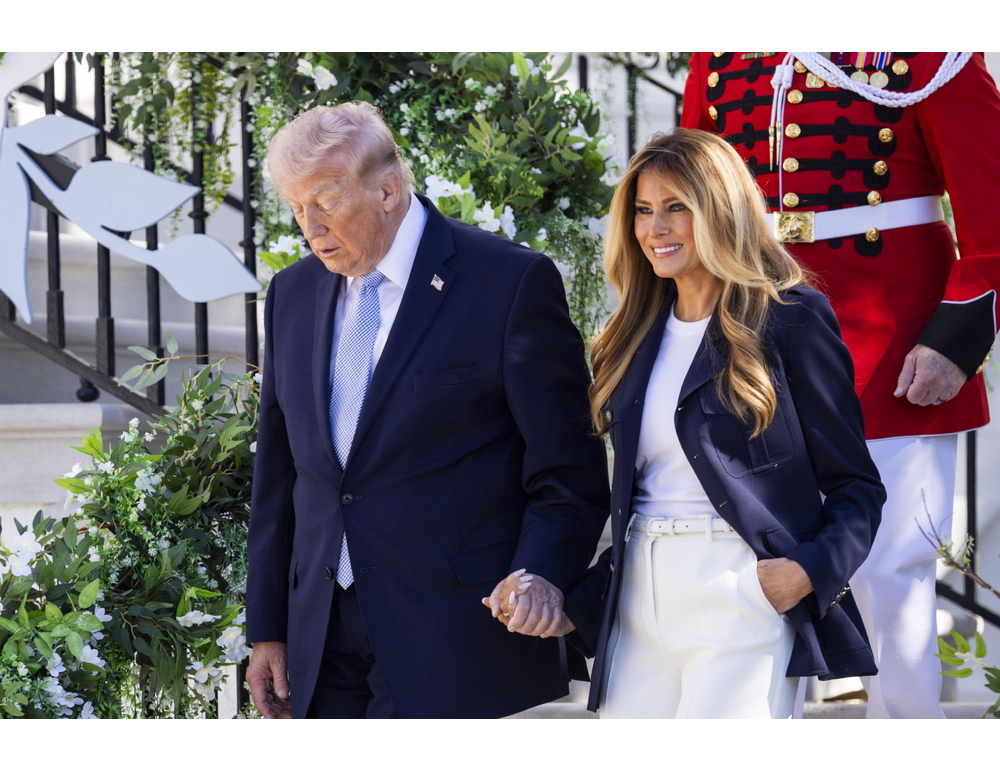 Trump e Melania alla cena dei corrispondenti della Casa Bianca