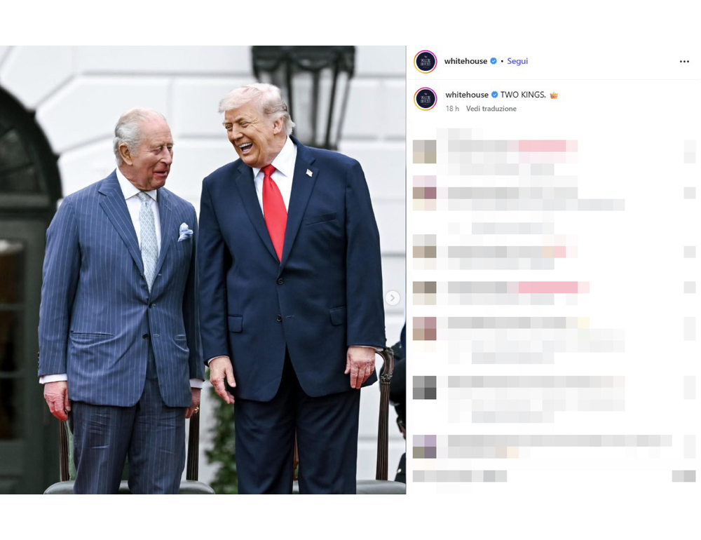 Trump rimuove i dazi sul whisky scozzese in onore di Carlo e Camilla