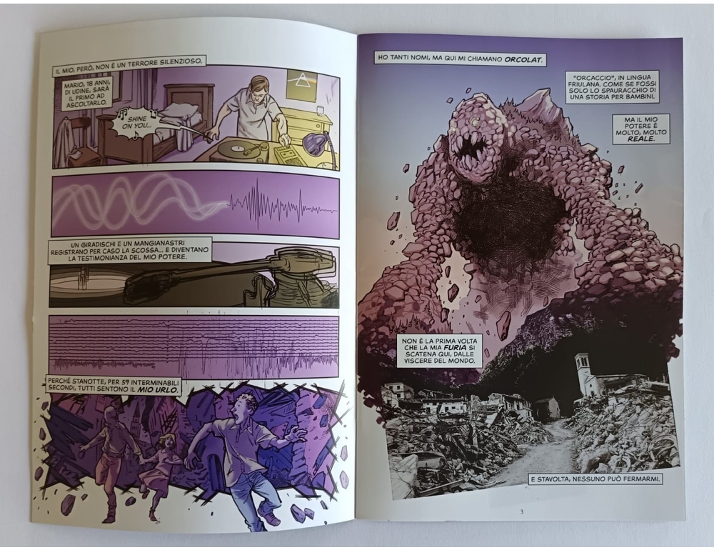 Un fumetto per le scuole racconta il sisma del ’76 in Friuli