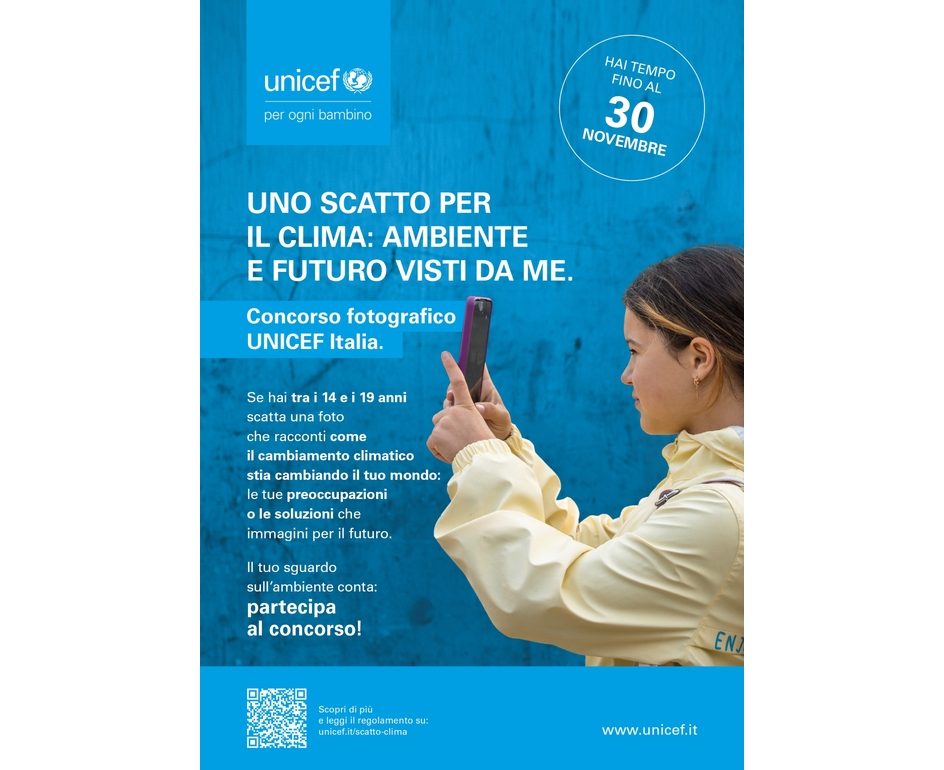 Unicef, quasi metà dei 2,4 miliardi di bambini esposti a choc climatico