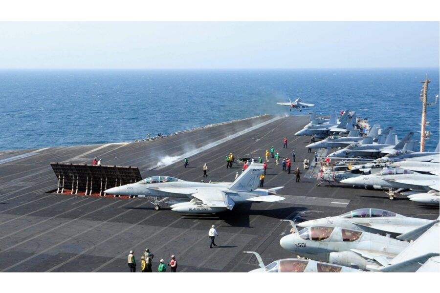 In arrivo nei prossimi giorni 6mila militari sulla Uss George Bush e 4.200 marines